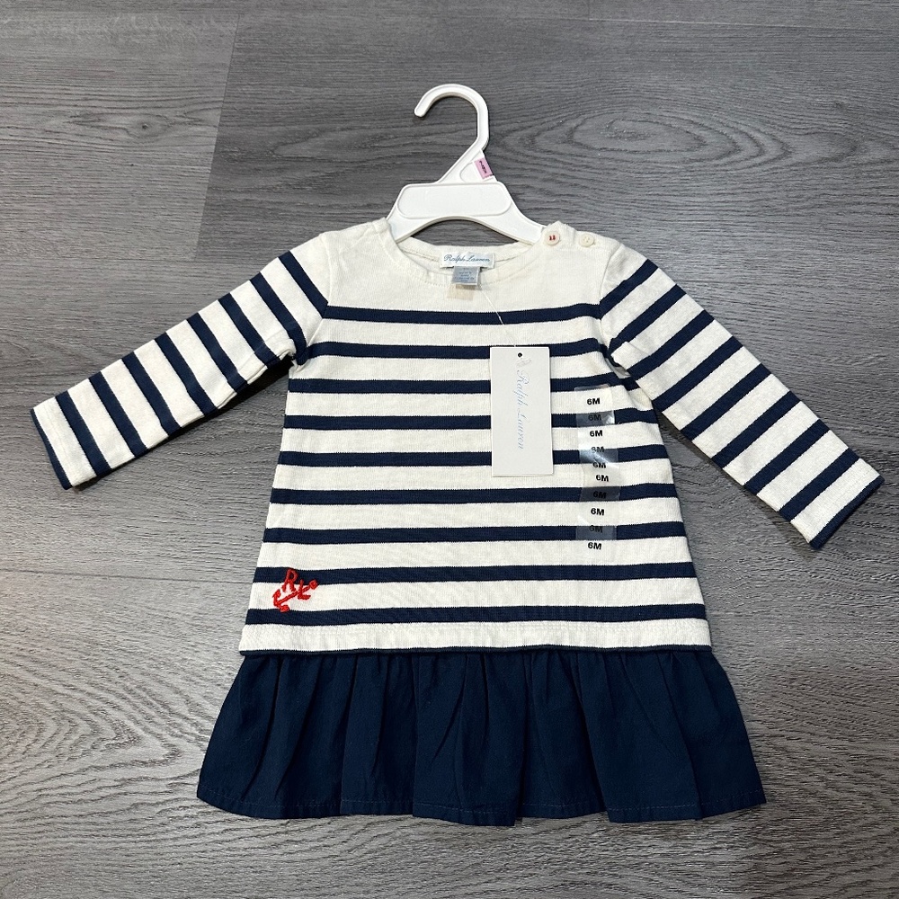 Ralph Lauren Nautical shirt dress NWT
